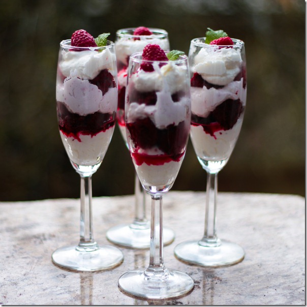 Red Velvet Trifle - square